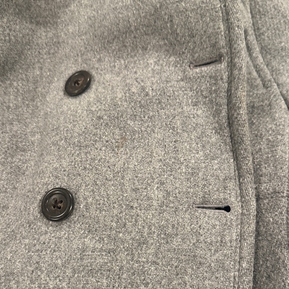 J. Crew Women's Gray Pea Coat - Picture 4 of 6